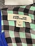 Diane von Furstenberg Checkered-gingham Blue Romper Size 2 - photo 4