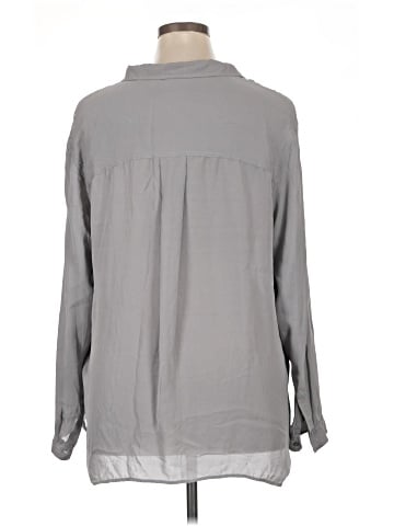 Pendleton Long Sleeve Silk Top (view 2)