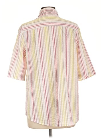 Woman Within 3/4 Sleeve Button-Down Shirt (view 2)