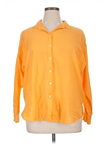 Ann Taylor LOFT Long Sleeve Button-Down Shirt (view 1)