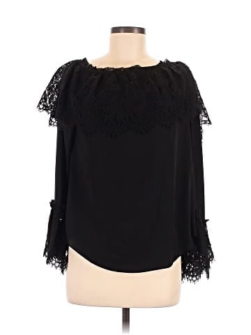 White House Black Market 3/4 Sleeve Blouse (view 1)