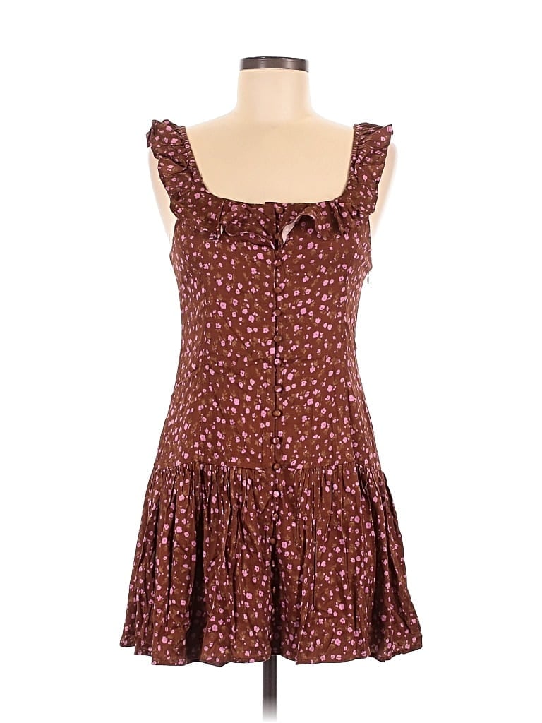 Saltwater Luxe Casual Dress In Burgundy