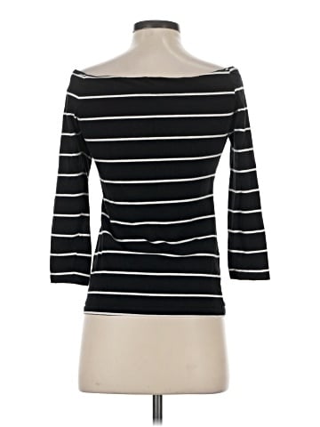 Zara W&B Collection 3/4 Sleeve T-Shirt (view 2)