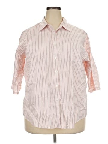 L.L.Bean 3/4 Sleeve Button-Down Shirt (view 1)