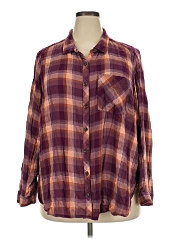 Terra & Sky Long Sleeve Button-Down Shirt (view 1)