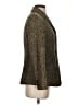 Barry Bricken Tweed Gold Blazer Size 4 - photo 4