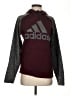 Adidas 100% Polyester Burgundy Sweatshirt Size S - photo 1
