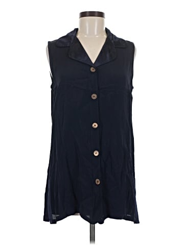 David Dart Sleeveless Button-Down Shirt (view 1)