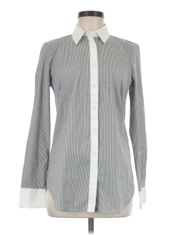 Ann Taylor Long Sleeve Button-Down Shirt (view 1)
