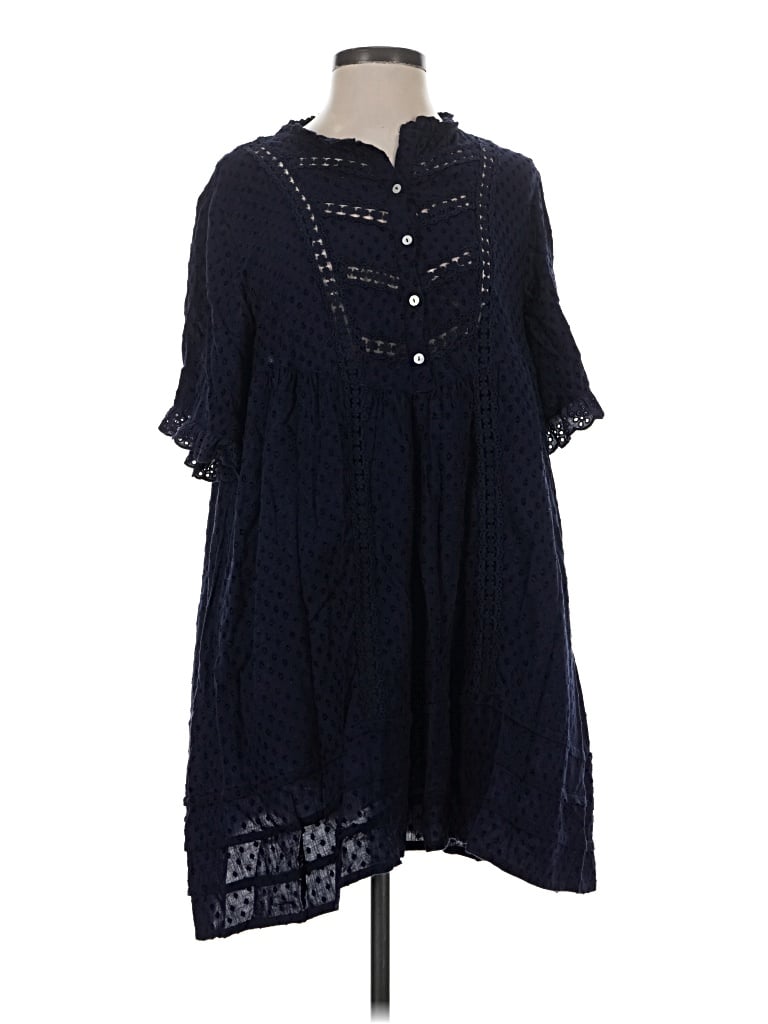 Pre-owned Frnch Casual Dress In Blue