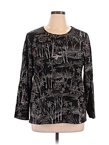 Cj Banks Long Sleeve Blouse (view 1)