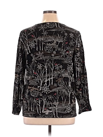 Cj Banks Long Sleeve Blouse (view 2)