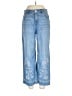 Talbots Paisley Blue Jeans Size 10 - photo 1