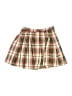 Zara Plaid Green Burgundy Skirt Size 13 - 14 - photo 2