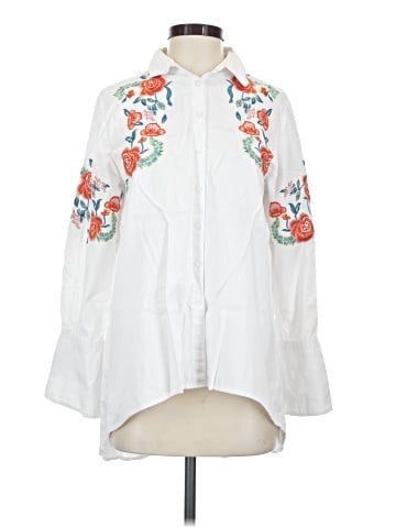 For The Republic 3/4 Sleeve Blouse (view 1)