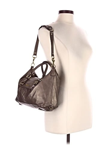 Coach Factory Leather Satchel (view 2)