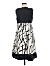Perceptions 100% Polyester Graphic Gray Casual Dress Size 8 - photo 2