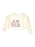 Justice Tie-dye Ivory Sweatshirt Size 8 - photo 1