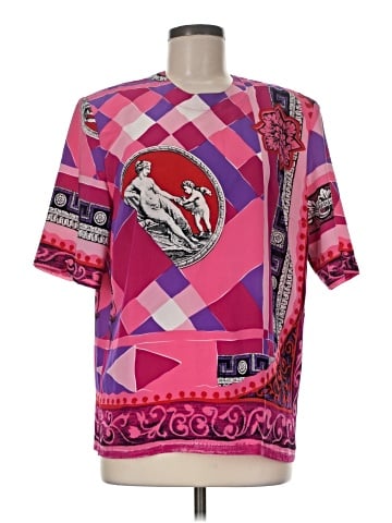 Louis Féraud Short Sleeve Blouse (view 1)