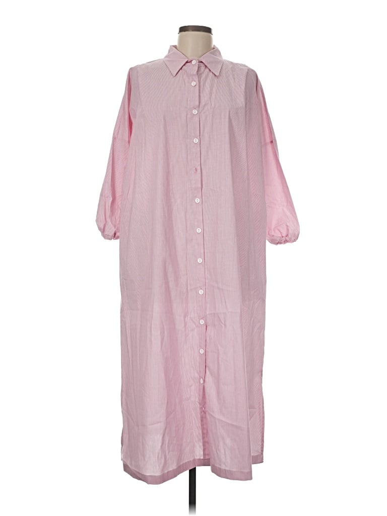 Pre-owned Adrienne Casual Dress In Pink