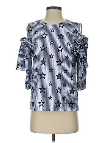 Sandro 3/4 Sleeve Blouse (view 1)