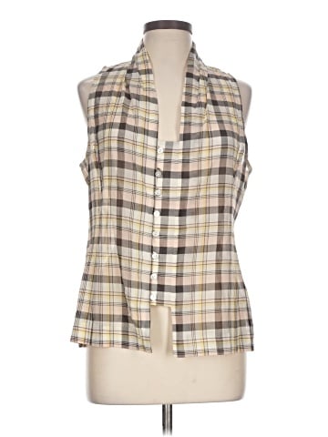 Worth New York Sleeveless Button-Down Shirt (view 1)