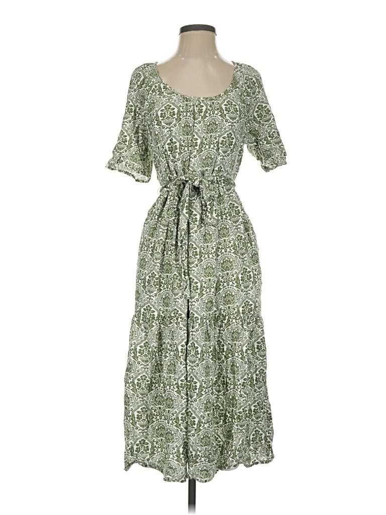Pre-owned Sugarlips Casual Dress In Green