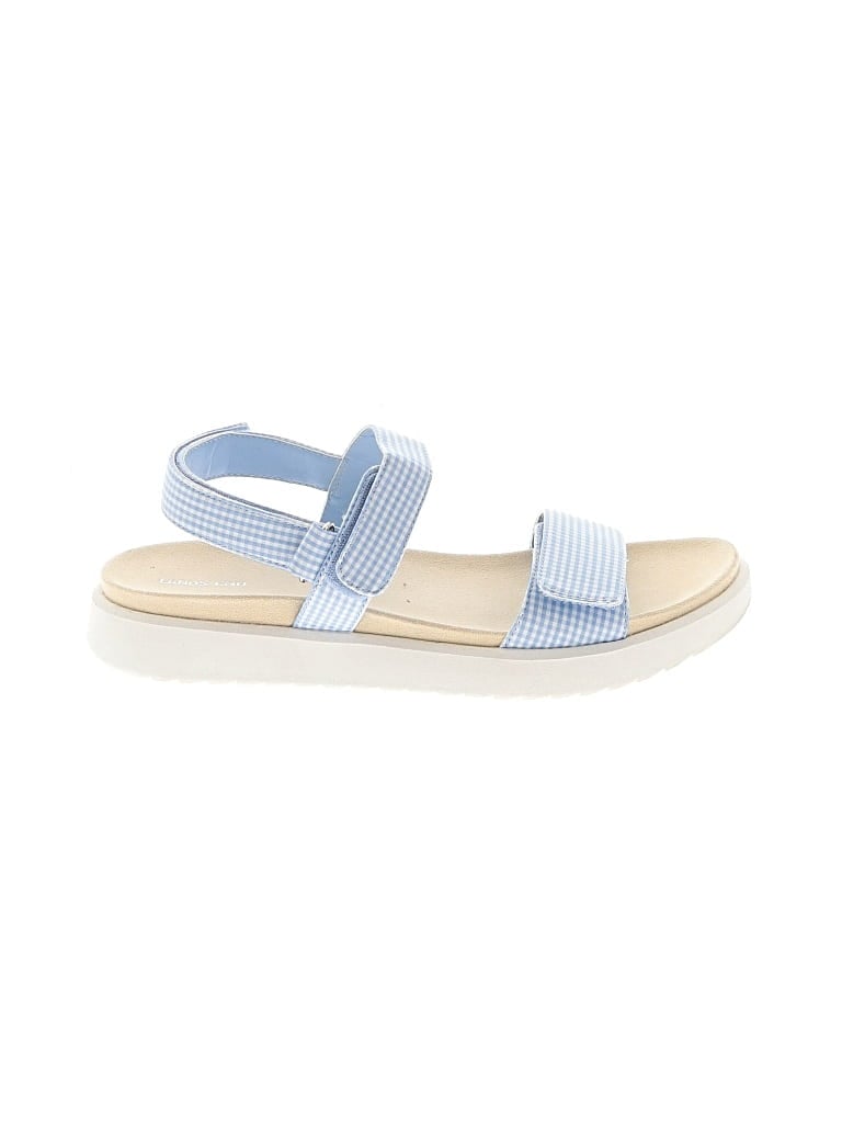 Pre-owned Lands' End Sandals In Blue