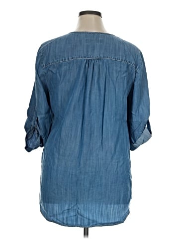 Karen Kane 3/4 Sleeve Blouse (view 2)