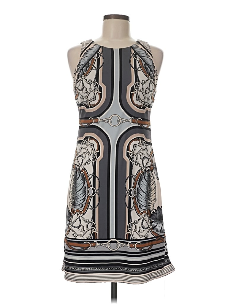 Pre-owned Hale Bob Cocktail Dress In Gray
