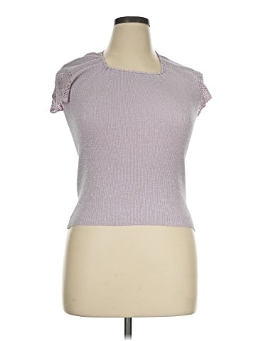 August Silk Short Sleeve Top (view 1)