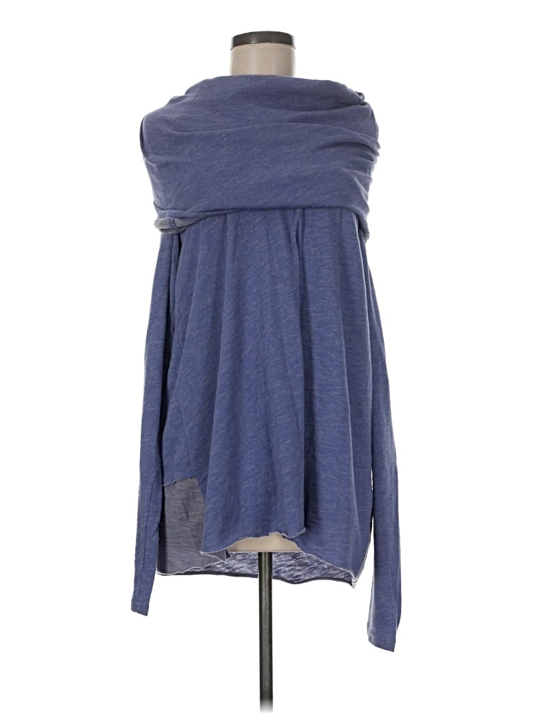 Pre-owned Fp Beach Cardigan Sweater In Blue