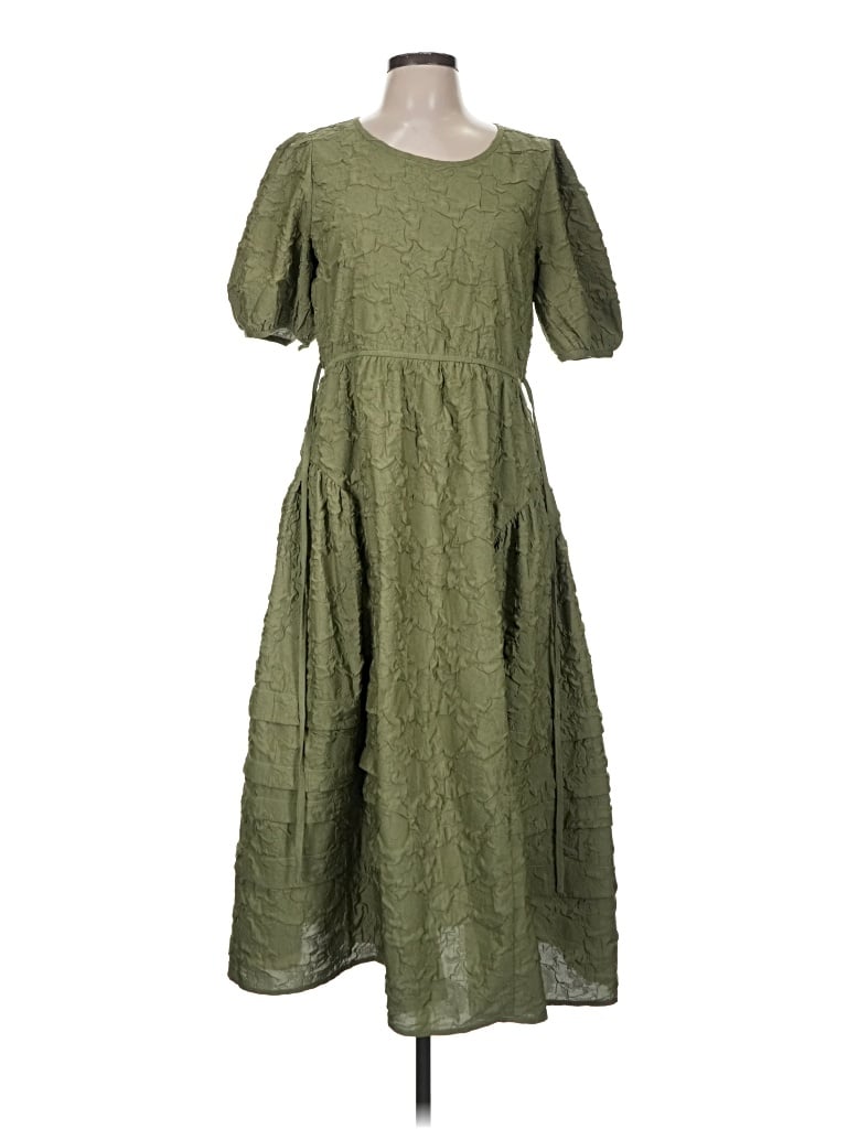 Pre-owned Moon River Casual Dress In Green