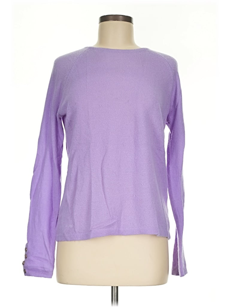 Pre-owned J. Mclaughlin Pullover Sweater In Purple