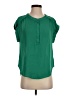 Astr 100% Polyester Green Short Sleeve Blouse Size XS (estimated) - photo 1