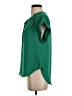 Astr 100% Polyester Green Short Sleeve Blouse Size XS (estimated) - photo 5