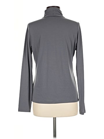 August Silk Long Sleeve Turtleneck (view 2)