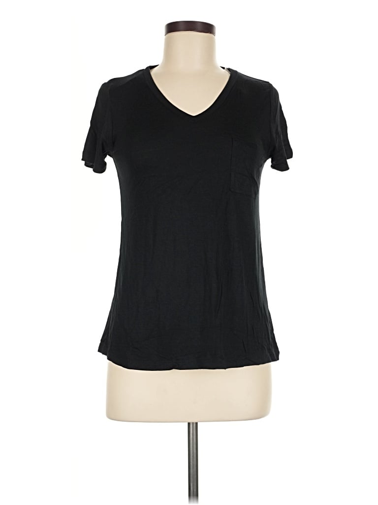 Pre-owned Active Basic Short Sleeve T-shirt In Black