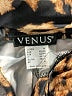 Venus Animal Print Brown Cocktail Dress Size M - photo 7