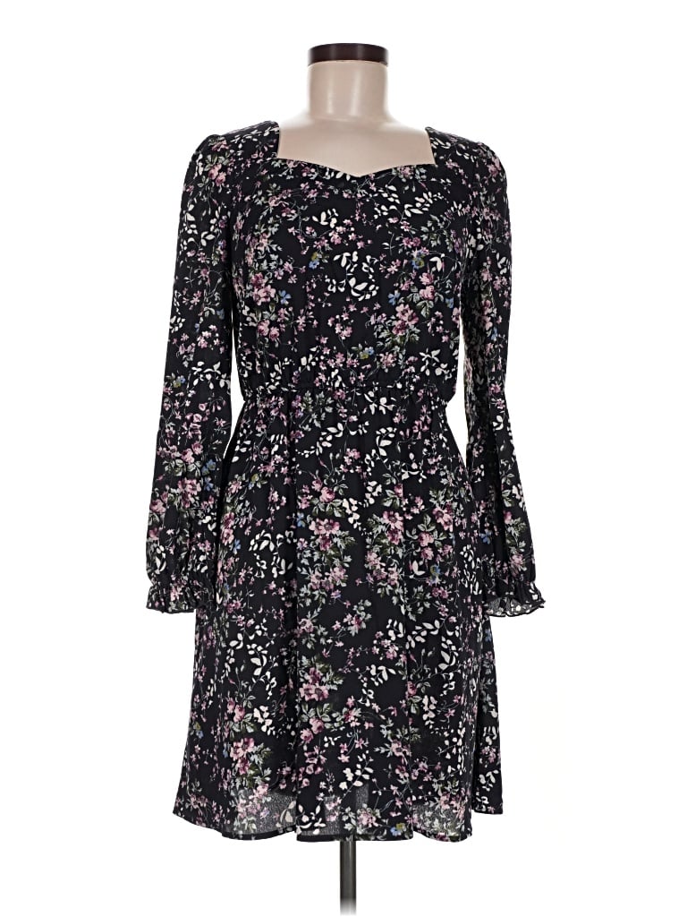 Pre-owned Allegra K Casual Dress In Black