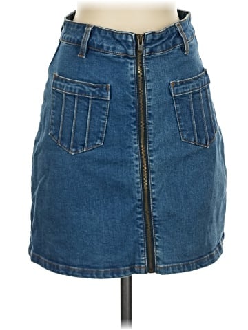 Minkpink Denim Skirt (view 1)