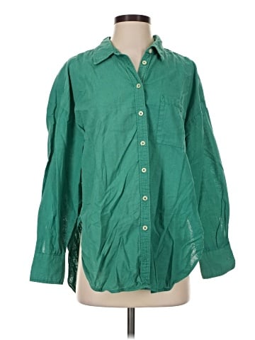 Maeve Long Sleeve Button-Down Shirt (view 1)
