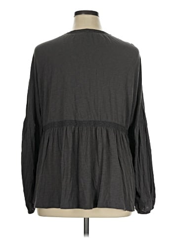 Lucky Brand Long Sleeve Blouse (view 2)