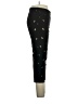 Versona Print Black Casual Pants Size 14 - photo 4
