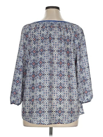 Jones New York Signature 3/4 Sleeve Blouse (view 2)