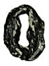 Express 100% Rayon Camo Black Scarf One size - photo 1