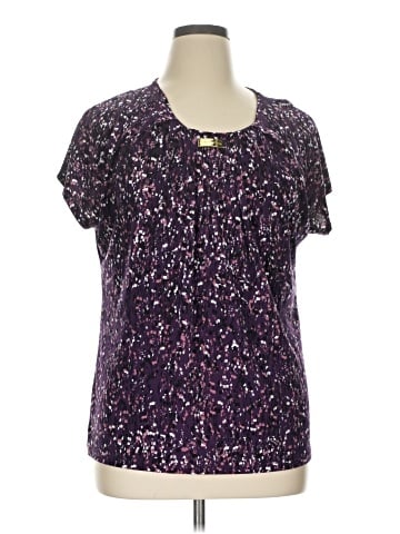 Adrienne Vittadini Short Sleeve Blouse (view 1)