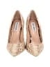 Steve Madden Animal Print Gold Heels Size 8 1/2 - photo 2