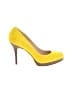 Nine West Color Block Yellow Heels Size 8 - photo 1