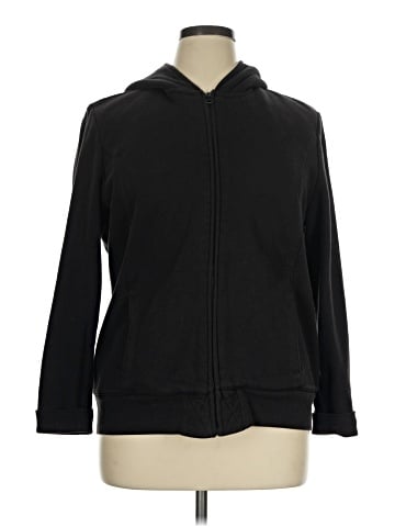 Basic Editions Zip Up Hoodie (view 1)